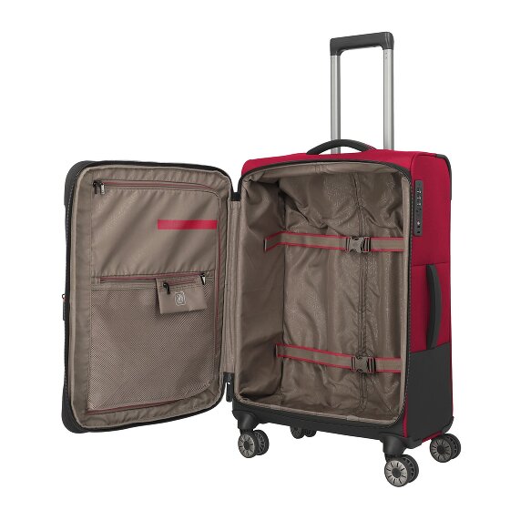 Travelite Crosslite 5.0 4 wheels Trolley M 66 cm with expansion pleat