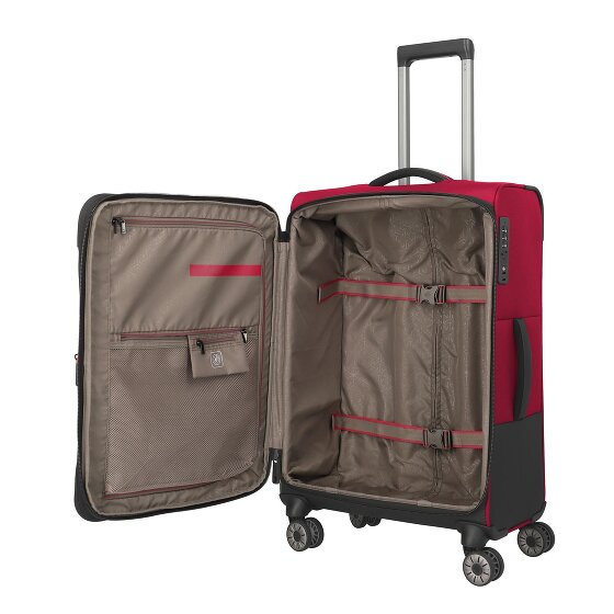 Travelite Crosslite 5.0 4 wheels Trolley M 66 cm with expansion pleat