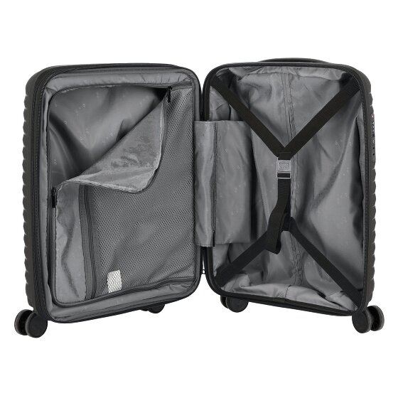 d&n Travel Line 4500 4 wheels Cabin trolley S 55 cm with expansion pleat