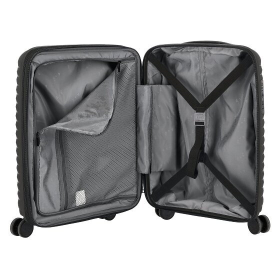 d&n Travel Line 4500 4 wheels Cabin suitcase S 55 cm Expandable