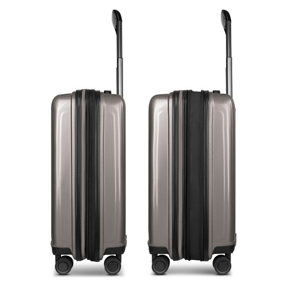 Redolz Essentials 14 4-wheel suitcase set + beauty case 4 pcs. with stretch fold