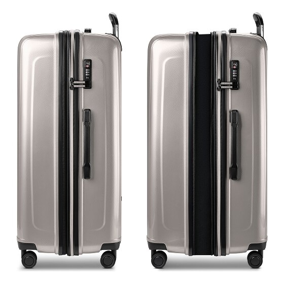 Redolz Essentials 14 4-wheel suitcase set + beauty case 4 pcs. with stretch fold