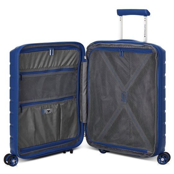 Roncato B-Flying Move 4 wheels Cabin trolley 55 cm with expansion pleat