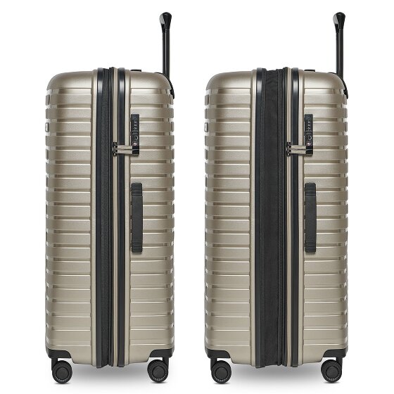 Pactastic Collection 04 THE LARGE + 4 wheels Trolley L 75 cm with expansion pleat