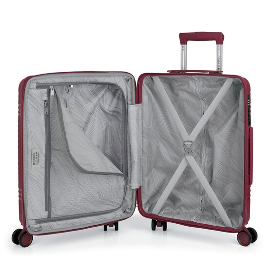 Gabol Saori 4 wheels Suitcase set 3-piece with expansion pleat