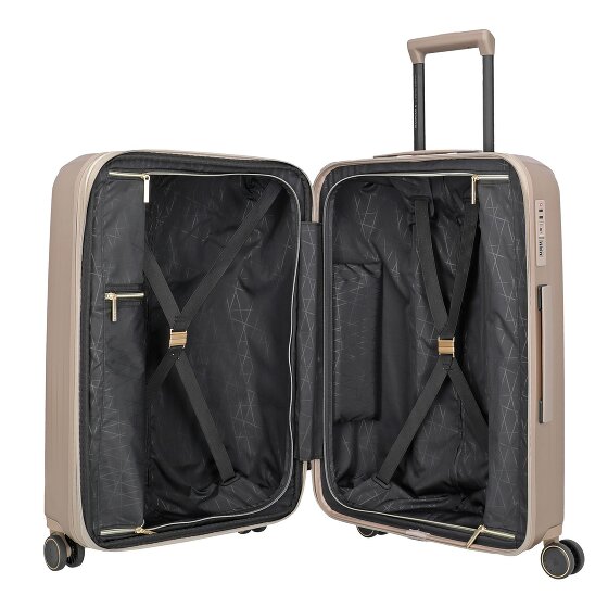 Travelite Barbara 4 wheels Suitcase set 3-piece with expansion pleat