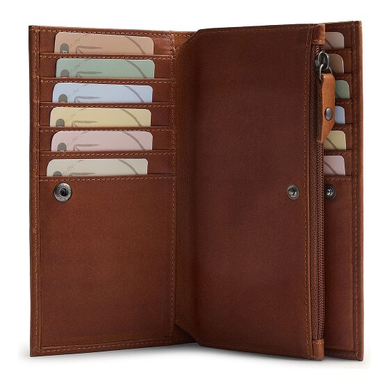 The Chesterfield Brand Seline Wallet RFID protection Genuine Leather 16 cm