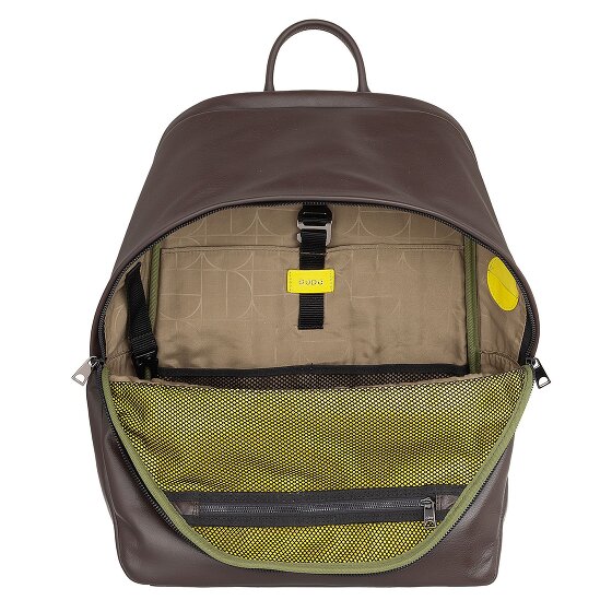 DuDu New York Daypack Genuine Leather 41 cm Laptop compartment