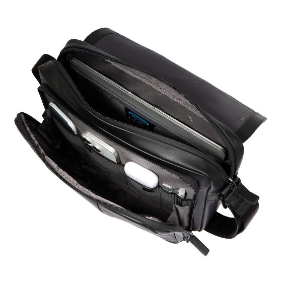 Piquadro Urban Messenger RFID protection Leather 35 cm Laptop compartment