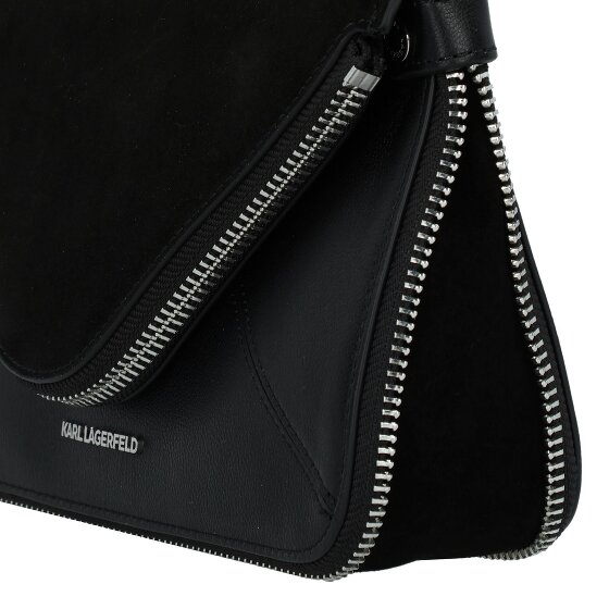 Karl Lagerfeld Hardware Mini Bag Shoulder Bag Leather 18 cm with expansion pleat