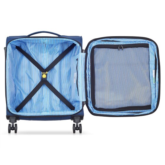 Delsey Paris x United Colors of Benetton BE 4-wheeled cabin trolley 55 cm with stretch fold