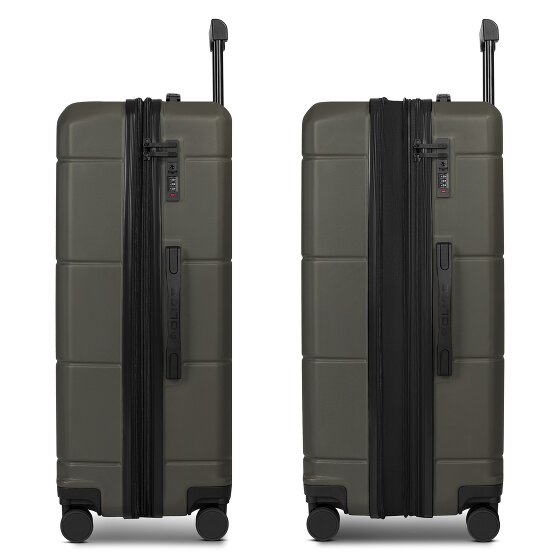 Police London 4 wheels Trolley 74 cm with expansion pleat