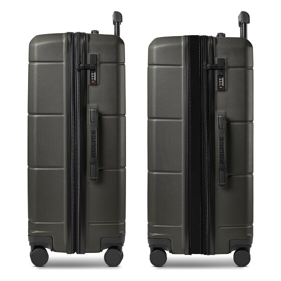 Police London 4 wheels Trolley 74 cm Expandable