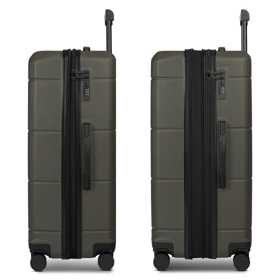 Police London 4 wheels Trolley 74 cm Expandable