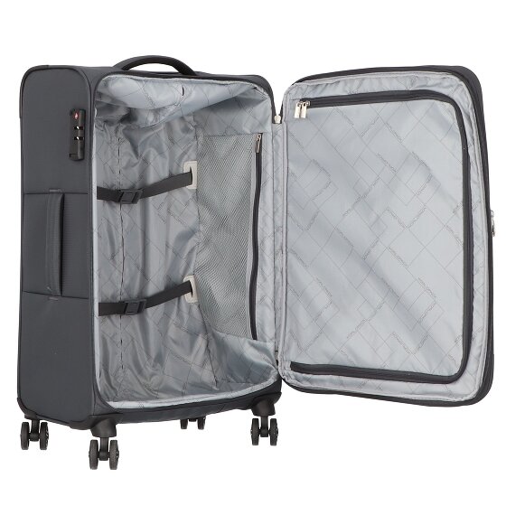 Worldpack Dublin 4 wheels Suitcase set 3-piece with expansion pleat