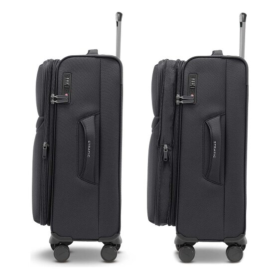 Stratic Lite 4 wheels Trolley M 65 cm Expandable