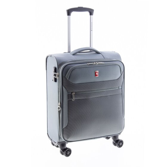Gladiator 2000 4 wheels Cabin trolley 55 cm with expansion pleat