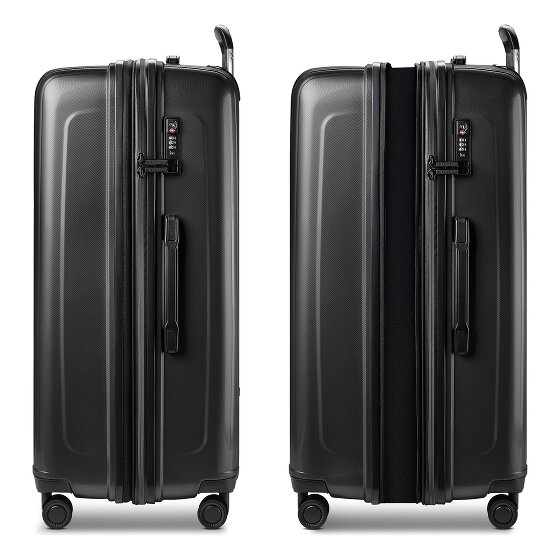 Redolz Essentials 14 4-wheel suitcase set + beauty case 4 pcs. with stretch fold