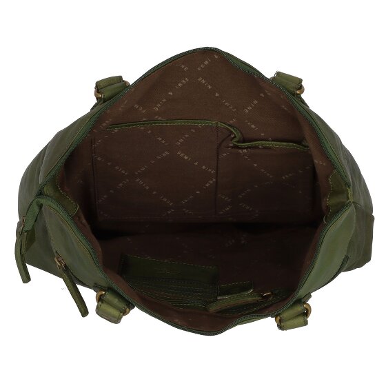 Greenland Nature Femi & Nine shoulder bag leather 35 cm