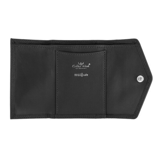Golden Head Polo Wallet RFID protection Leather 10 cm