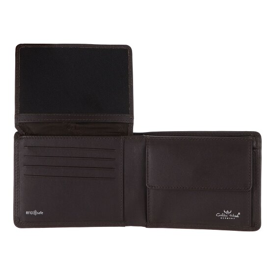 Golden Head Polo Wallet RFID protection Genuine Leather 12 cm