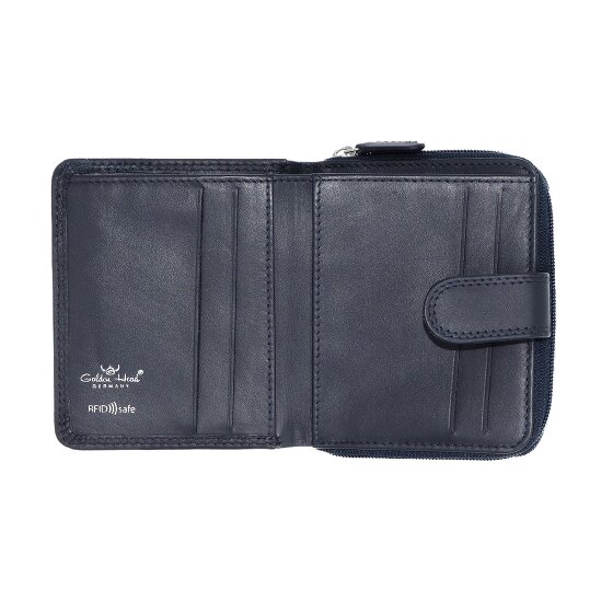 Golden Head Polo Wallet RFID protection Genuine Leather 10.5 cm