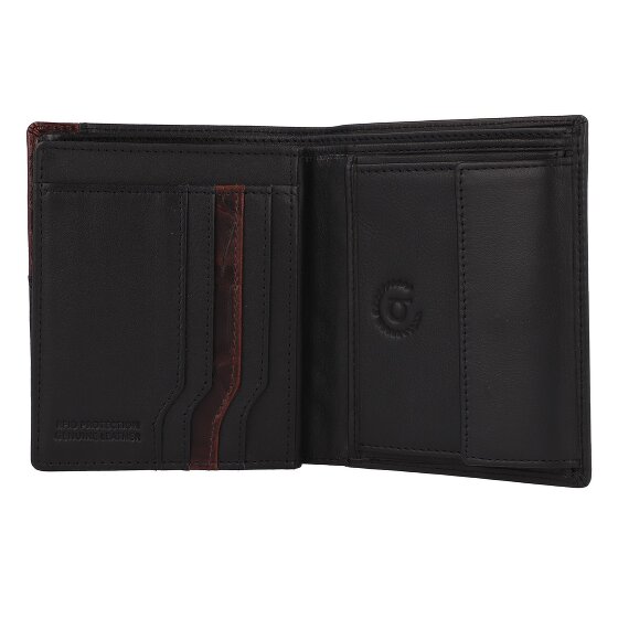 Bugatti Corso DeLuxe Wallet RFID protection Leather 10 cm