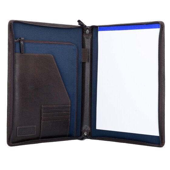 Leonhard Heyden Dakota writing case leather 32 cm laptop compartment