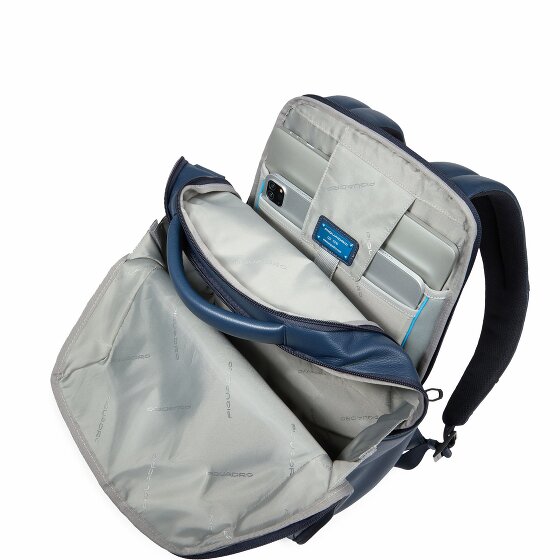 Piquadro Russel Daypack RFID protection Leather 41 cm Laptop compartment