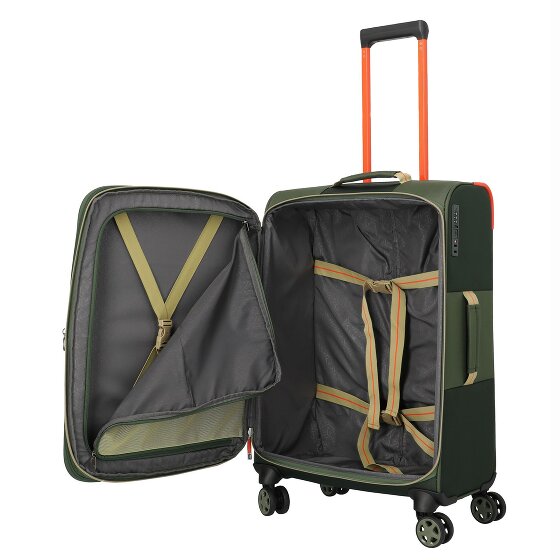 Travelite Color Craze 4 wheels Suitcase set 3-piece with expansion pleat