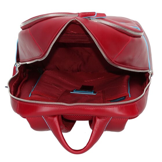 Piquadro Blue Square backpack leather 39 cm laptop compartment