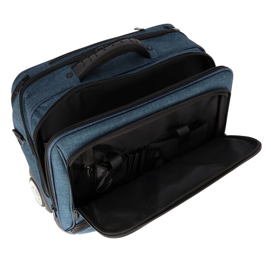 Dermata 2 wheels Business trolley 41 cm Laptop compartment