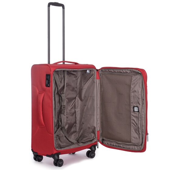 Stratic Stratic Light + 4 wheels Trolley 68 cm with expansion pleat