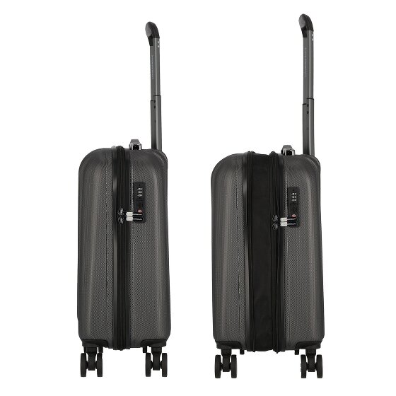 Polestream Moonrock 4 wheels Cabin trolley S 55 cm with expansion pleat