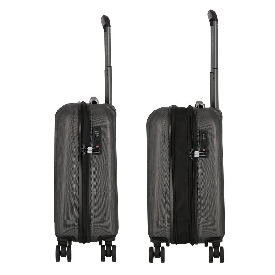 Polestream Moonrock 4 wheels Cabin trolley 55 cm with expansion pleat