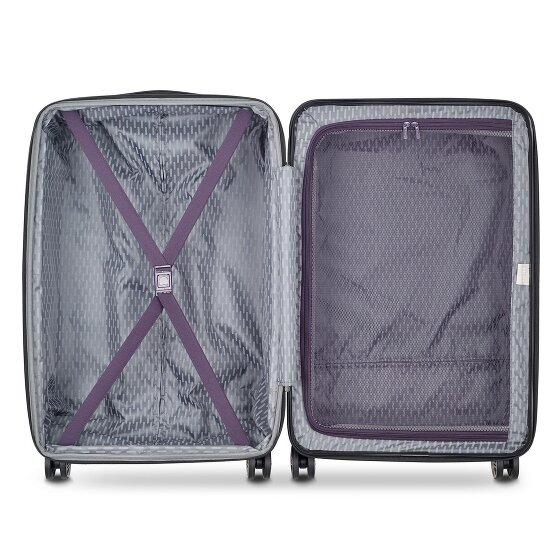 Delsey Paris Air Armour 4 wheels Suitcase set 3-piece with expansion pleat