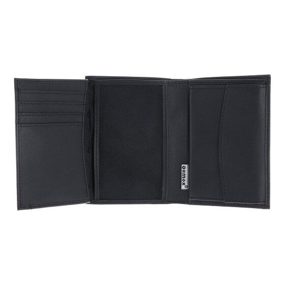 oxmox Leather Wallet RFID protection Genuine Leather 13 cm