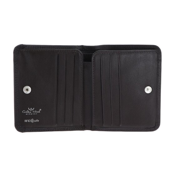 Golden Head Polo Wallet RFID protection Genuine Leather 10.5 cm