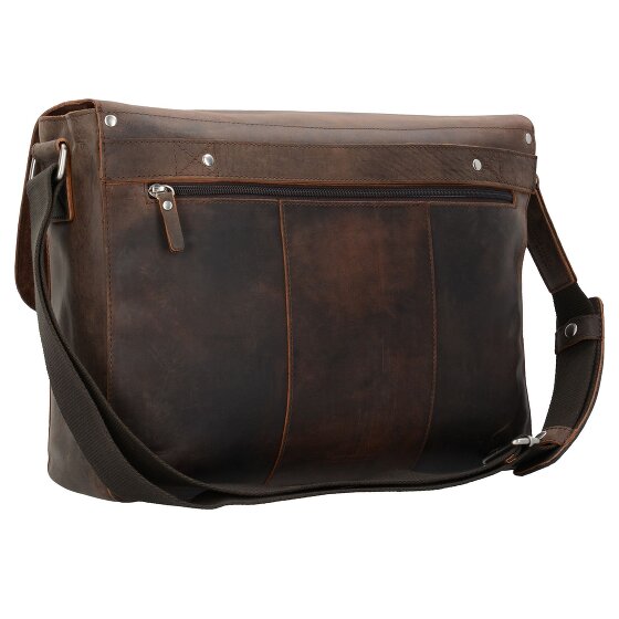 Leonhard Heyden Salisbury Messenger leather 40 cm laptop compartment