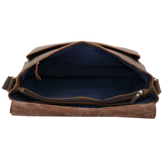 Leonhard Heyden Salisbury Messenger leather 40 cm laptop compartment
