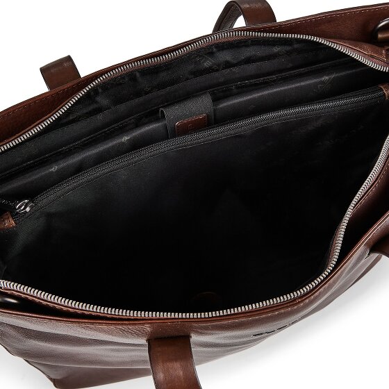 Plevier Power Shopper Bag Genuine Leather 31 cm Laptop compartment