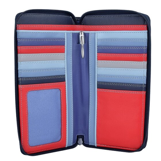 Mywalit Large Double Zip Around Purse wallet leather 18 cm