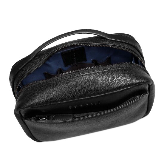 Bugatti Black Toilet bag Leather 21 cm