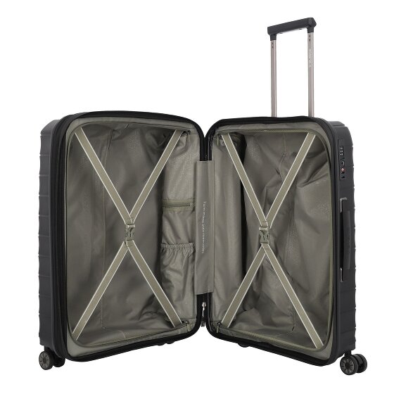 Travelite Mooby 4 wheels Suitcase set 3-piece with expansion pleat