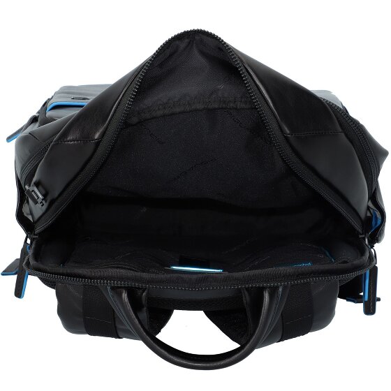 Piquadro Blue Square Revamp backpack RFID leather 39 cm laptop compartment