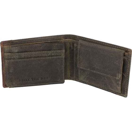 Billy the Kid Hunter wallet RFID leather 12 cm
