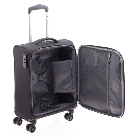 Gladiator 3700 4 wheels Cabin trolley 55 cm with expansion pleat
