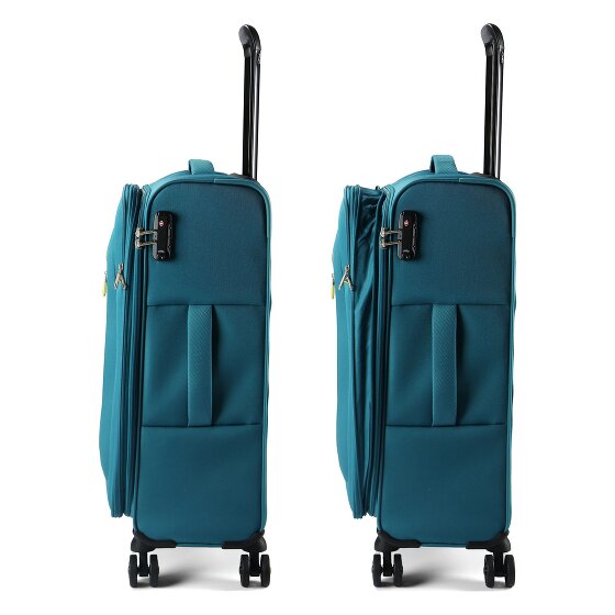 American Tourister Nitestream 4 wheels Suitcase set 3-piece with expansion pleat