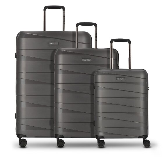 Redolz Essentials 10 3-SET 4 wheels Suitcase set 3-piece