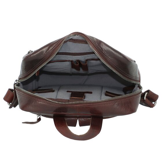 Spikes & Sparrow Bronco backpack leather 34 cm laptop compartment
